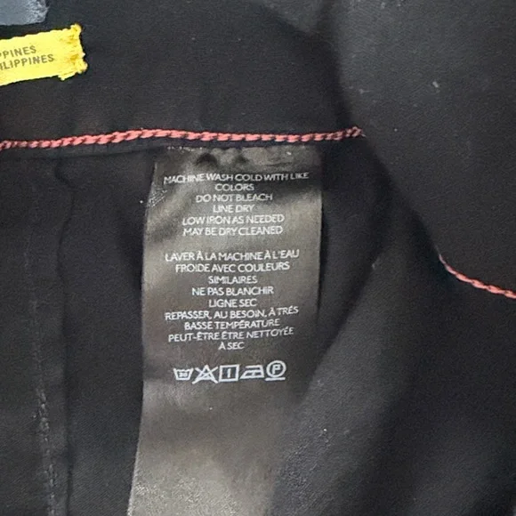 Maeve The Collette High Rise Cropped Wide Leg Pant Black 26 Anthropologie - Picture 14 of 16